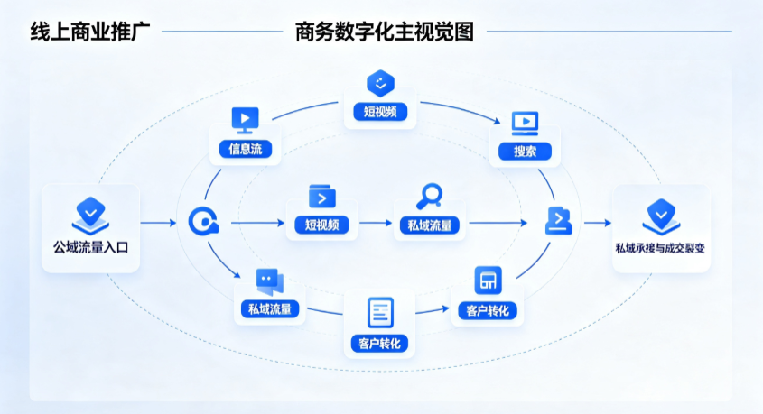 大安区线上商业推广怎么做？全域流量闭环搭建与低成本转化实战指南